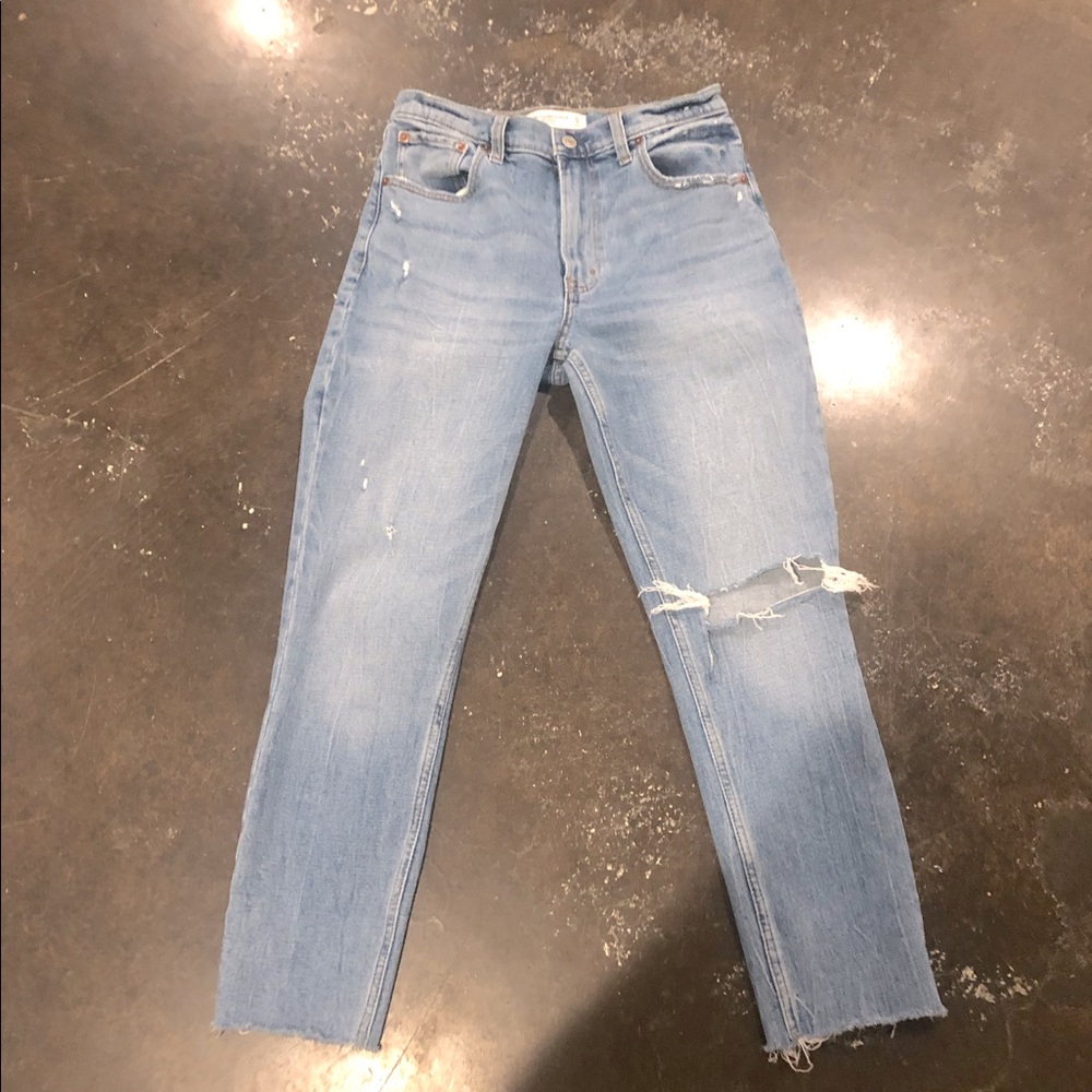 Abercrombie 27/4 S Skinny High Rise
